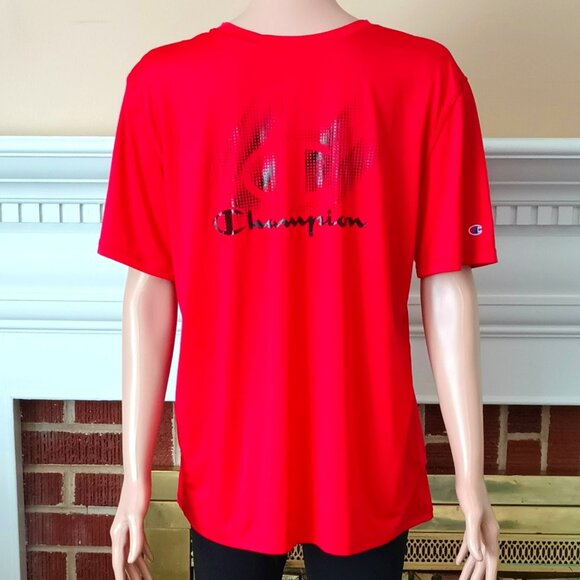 Champion Red Classic Graphic Tee XXL Short Sleeve - Picture 3 of 7